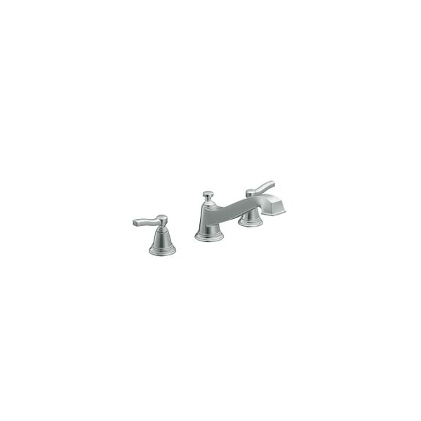 Chrome Two-Handle Roman Tub Faucet
